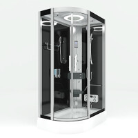Dusche Duschkabine D60-73T0L-EC 120x80 cm mit 2K Scheiben Versiegelung