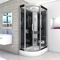 Shower Shower enclosure d60-73t0l-ec Black 120x80}