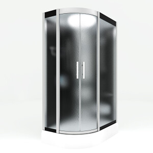 Dampfdusche Sauna Dusche Duschkabine D60-73M2L 120x80cm OHNE 2K Scheiben Versiegelung
