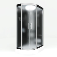 Dampfdusche Sauna Dusche Duschkabine D60-73M2L-EC 120x80cm MIT 2K Scheiben Versiegelung
