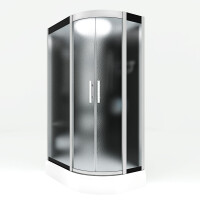 Dampfdusche Sauna Dusche Duschkabine D60-73M3R-EC 80x120cm MIT 2K Scheiben Versiegelung
