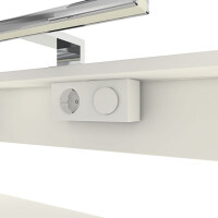Bathroom furniture set Gently 3 v3 White/grey Bathroom furniture Bathroom mirror Washbasin 80 cm without LED lighting