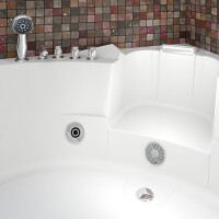 Whirlpool pool bathtub tub w06-th 152x152cm