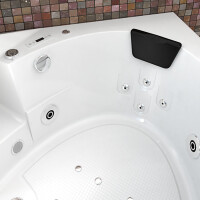 Whirlpool bath corner tub w06h-th-sc 152x152cm