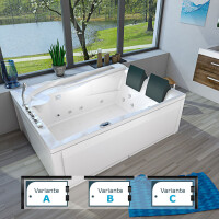 Whirlpool Pool Badewanne  Wanne W12HZ-TH-A 135x180cm