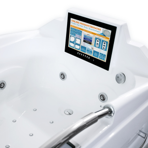 Whirlpool full equipment pool bathtub tub with tv t18l-th 188x120cm