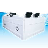 AcquaVapore Whirlpool full equipment pool bathtub tub with tv t18r-th 188x120cm
