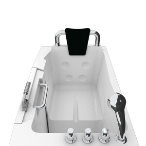 Sitting bath tub with door s08-th-b 110x68cm