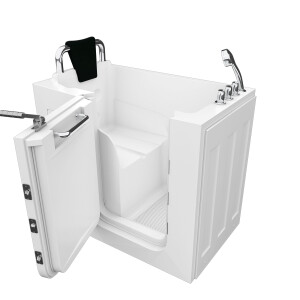 Sitting bath tub with door s08-th-b 110x68cm