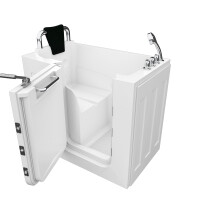 Sitting bath tub with door s08-th-b 110x68cm
