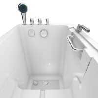 Sitting bath tub with door s08-th-c 110x68cm