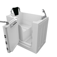 Sitting bath tub with door s08-th-c 110x68cm
