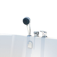 Seniorendusche und Badewanne mit Tür S12D-R-EC Dusche 85x170cm mit 2K Scheiben Versiegelung