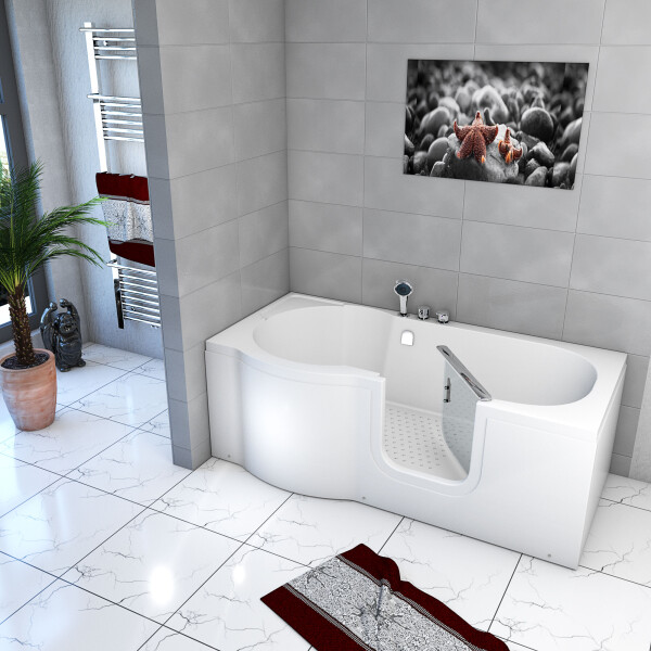 Senior bath with door s12-r bathtub 85x170cm