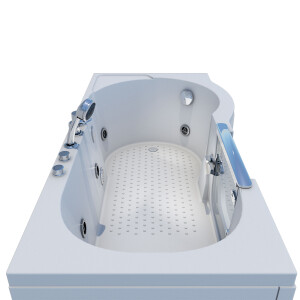 Seniorenwanne mit Tür Whirlpool S12-WP-L-ALL Badewanne 170x85cm