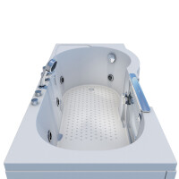 Seniorenwanne mit Tür Whirlpool S12-WP-L-ALL Badewanne 170x85cm