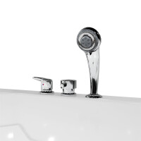 Senior shower and sitz tub combination tub with door s17d-l