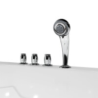 Seniorendusche und Sitzwanne Kombination Wanne mit Tür S17D-TH-L-EC 150x75x210cm