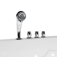 Seniorendusche und Sitzwanne Kombination Wanne mit Tür S17D-TH-R 75x150x210cm