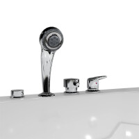 Seniorendusche Kombi Duschkabine Whirlpool Seniorenwanne mit Tür S17D-EH-WP-R 75x150x210 cm