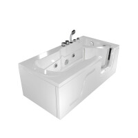Whirlpool bath for the elderly with door s17-wp-l 150x75cm