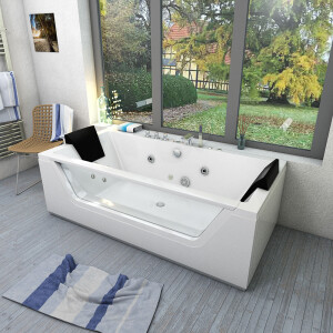 Whirlpool with cleaning function, pool bath tub AcquaVapore w83r-th-b active hose cleaning +€70.-