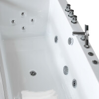 Whirlpool mit Reinigungsfunktion Pool Badewanne Wanne AcquaVapore W83-C 180x90