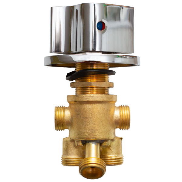 Armatur zum Mischen des Warm- und Kaltwassers mit 3 fach Umschalter für Whirlpool W12