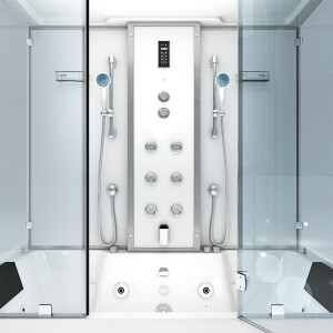 Kombination Badewanne Dusche K80-WS-EH-B-ALL Duschtempel 180x100 cm