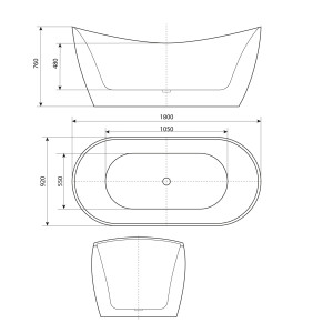 freestanding bathtub bathtub f13 180x92cm whirlpool with air massage with fitting af03