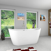 freestanding bathtub bathtub f13 180x92cm whirlpool with air massage with fitting af03