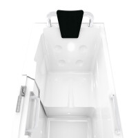 Sitzbadewanne Senioren Wanne Sitzwanne mit Tür S07-TH-C-R 140x76cm