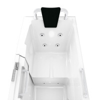 Sitzwanne Whirlpool Badewanne mit Tür S07WP-TH-C-R 140x76cm
