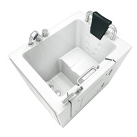 Senioren Sitzbadewanne Sitzwanne Badewanne mit Tür S02-C-R 100x78 cm