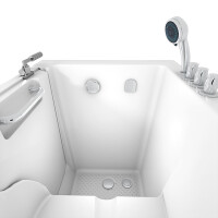 Sitting bath seniors with door s02-th-a 78x100cm