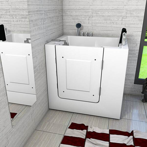 Senior sitting tub whirlpool bathtub s02wp-th-a