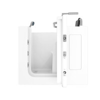 Sitzbadewanne Senioren Wanne Sitzwanne mit Tür S08-A-R 68x110cm