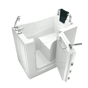 Sitzbadewanne Senioren Wanne Sitzwanne mit Tür S08-B-R 110x68cm