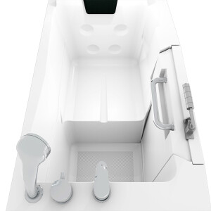 Sitzbadewanne Senioren Wanne Sitzwanne mit Tür S08-B-R 110x68cm