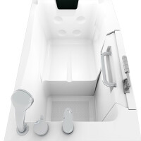 Sitzbadewanne Senioren Wanne Sitzwanne mit Tür S08-B-R 110x68cm