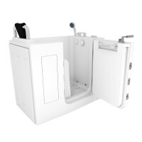 Seat tub whirlpool bath with door s08wp-b 110x68cm