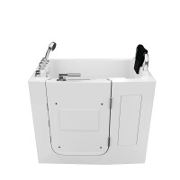 Sitzwanne Whirlpool Badewanne mit Tür S08WP-TH-A-R 68x110cm