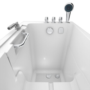 Sitzbadewanne Senioren Wanne Sitzwanne mit Tür S08-TH-A-R 68x110cm