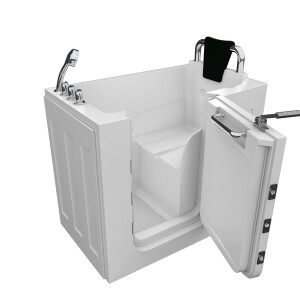 Sitzbadewanne Senioren Wanne Sitzwanne mit Tür S08-TH-A-R 68x110cm