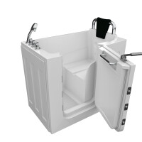 Sitzbadewanne Senioren Wanne Sitzwanne mit Tür S08-TH-A-R 68x110cm