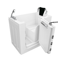 Sitting bath tub with door s08-th-b 110x68cm