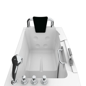 Sitting bath tub with door s08-th-c 110x68cm