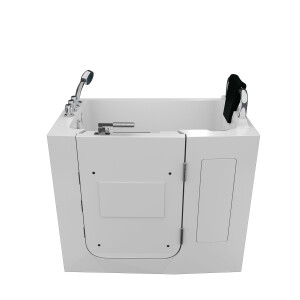 Sitting bath tub with door s08-th-c 110x68cm