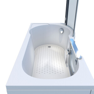 Seniorendusche und Badewanne mit Tür S12D-L Dusche 170x85cm