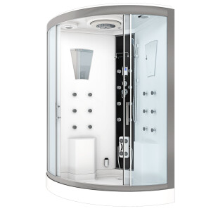 Dusche Duschkabine D26-EH-ALL Duschtempel Sauna 130x130 cm